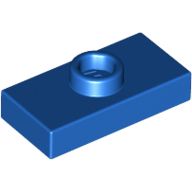 [New] Plate, Modified 1 x 2 with 1 Stud (Jumper), Blue. /Lego. Parts. 3794